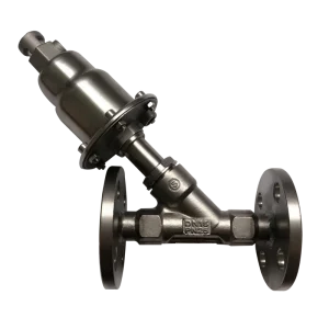 气动法兰角座阀J645F-25P 4000型